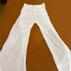 Kona Sol White Swim Coverup Pants